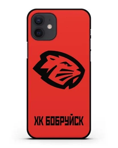 Чехол с эмблемой ХК Бобруйск силиконовый для iPhone 12