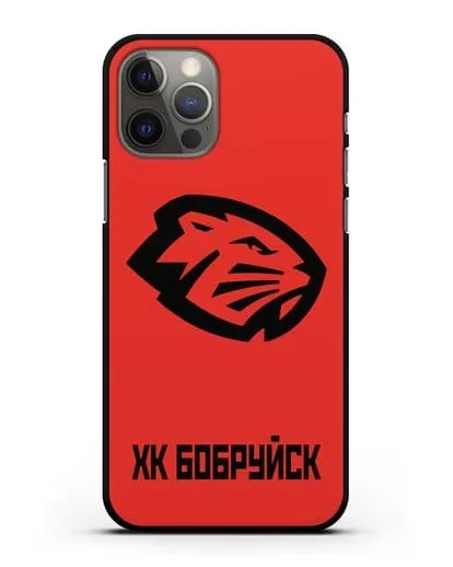 Чехол с эмблемой ХК Бобруйск силиконовый для iPhone 12 Pro