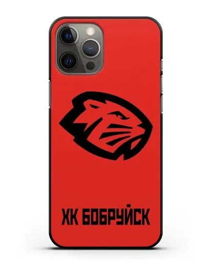 Чехол с эмблемой ХК Бобруйск силиконовый для iPhone 12 Pro Max