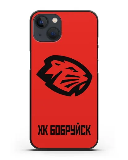 Чехол с эмблемой ХК Бобруйск силиконовый для iPhone 13 Mini