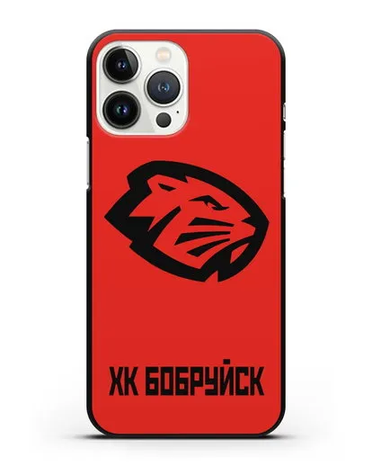 Чехол с эмблемой ХК Бобруйск силиконовый для iPhone 13 Pro Max