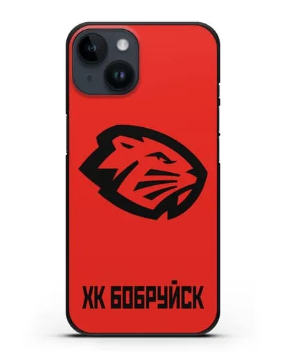 Чехол с эмблемой ХК Бобруйск силиконовый для iPhone 14