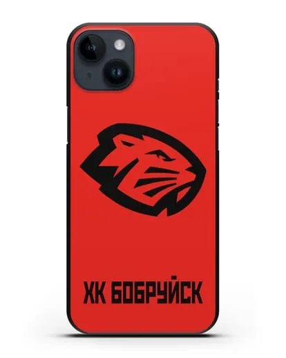 Чехол с эмблемой ХК Бобруйск силиконовый для iPhone 14 Plus