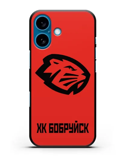 Чехол с эмблемой ХК Бобруйск силиконовый для iPhone 16