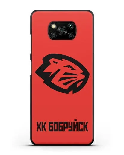 Чехол с эмблемой ХК Бобруйск силиконовый для Xiaomi Poco X3