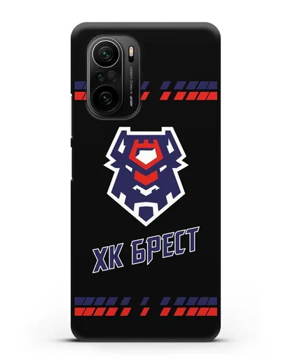 Чеxол с логотипом ХК Брест силиконовый для Xiaomi Poco F3