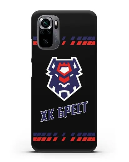 Чеxол с логотипом ХК Брест силиконовый для Xiaomi Poco M5s