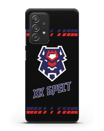 Чеxол с логотипом ХК Брест силиконовый для Samsung Galaxy A53