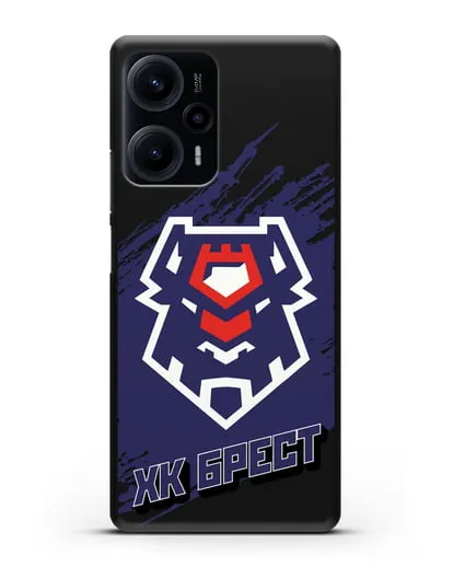 Чехол с надписью ХК Брест силиконовый для Xiaomi Poco F5