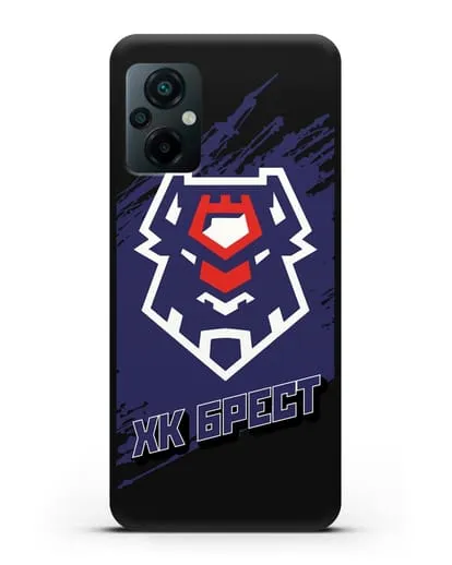 Чехол с надписью ХК Брест силиконовый для Xiaomi Poco M5