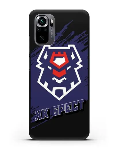 Чехол с надписью ХК Брест силиконовый для Xiaomi Poco M5s