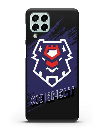 Чехол с надписью ХК Брест силиконовый для Samsung Galaxy M53 [SM-M536]