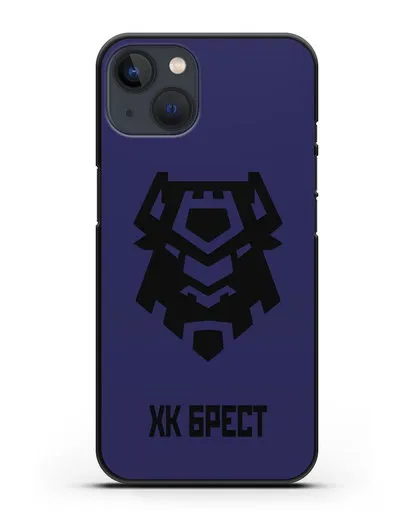 Чехол с эмблемой ХК Брест силиконовый для iPhone 13 Mini