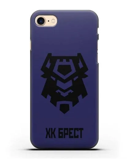Чехол с эмблемой ХК Брест силиконовый для iPhone 8