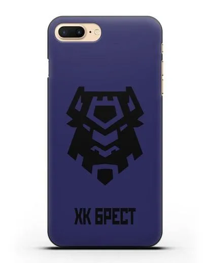 Чехол с эмблемой ХК Брест силиконовый для iPhone 7 Plus