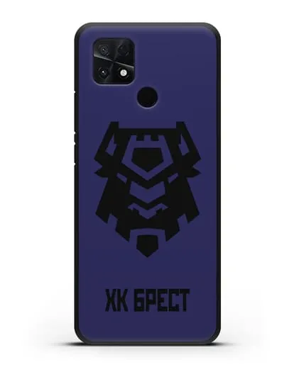 Чехол с эмблемой ХК Брест силиконовый для Xiaomi Poco C40