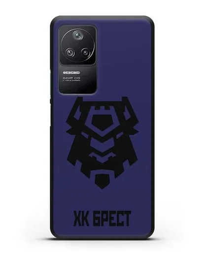 Чехол с эмблемой ХК Брест силиконовый для Xiaomi Poco F4