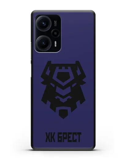 Чехол с эмблемой ХК Брест силиконовый для Xiaomi Poco F5