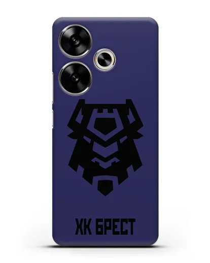 Чехол с эмблемой ХК Брест силиконовый для Xiaomi Poco F6