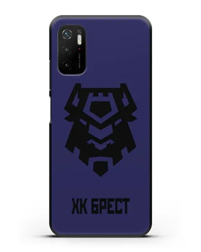 Чехол с эмблемой ХК Брест силиконовый для Xiaomi Poco M3 Pro