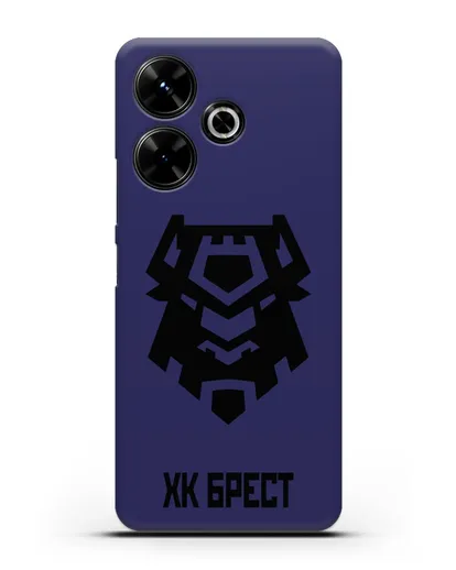 Чехол с эмблемой ХК Брест силиконовый для Xiaomi Poco M6