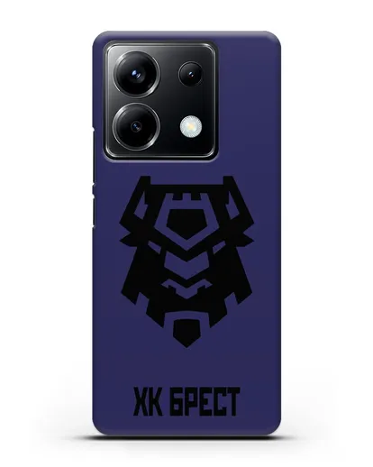 Чехол с эмблемой ХК Брест силиконовый для Xiaomi Poco X6