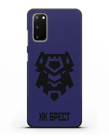 Чехол с эмблемой ХК Брест силиконовый для Samsung Galaxy S20 [SM-G980F]