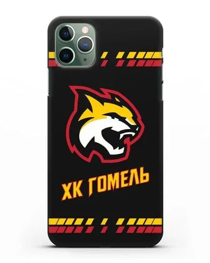 Чеxол с логотипом ХК Гомель силиконовый для iPhone 11 Pro Max
