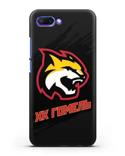 Чехол ХК Гомель с изображением рыси силиконовый для Honor 10