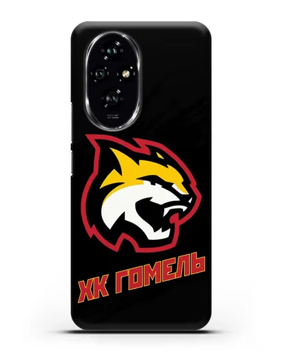 Чехол ХК Гомель с изображением рыси силиконовый для Honor 200