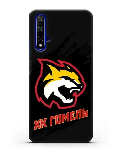 Чехол ХК Гомель с изображением рыси силиконовый для Honor 20