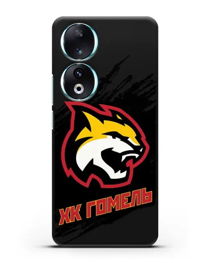 Чехол ХК Гомель с изображением рыси силиконовый для Honor 90