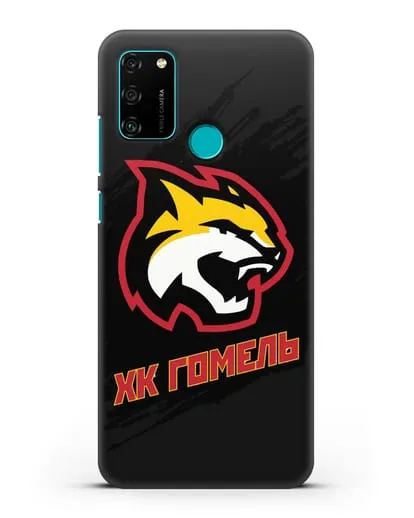 Чехол ХК Гомель с изображением рыси силиконовый для Honor 9A