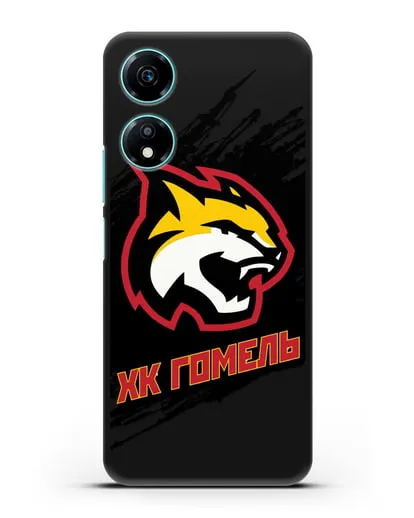 Чехол ХК Гомель с изображением рыси силиконовый для Honor X5 Plus