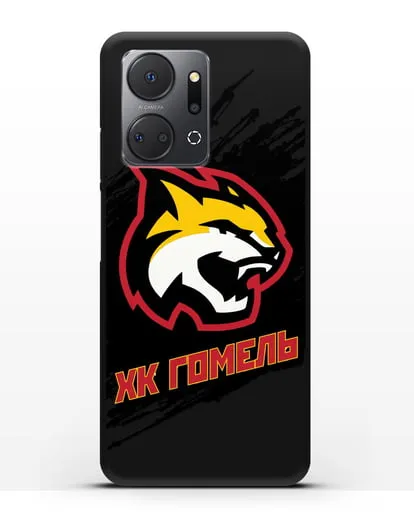 Чехол ХК Гомель с изображением рыси силиконовый для Honor X7a