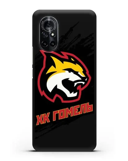 Чехол ХК Гомель с изображением рыси силиконовый для Huawei Nova 8