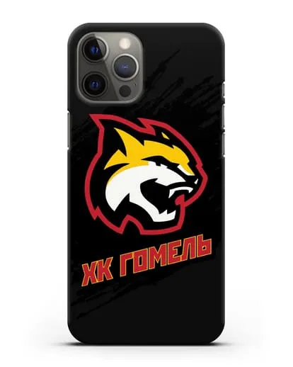 Чехол ХК Гомель с изображением рыси силиконовый для iPhone 12 Pro Max