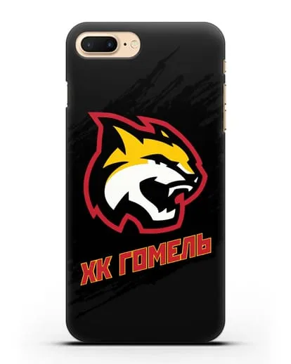 Чехол ХК Гомель с изображением рыси силиконовый для iPhone 8 Plus