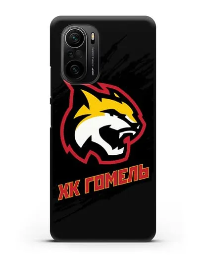Чехол ХК Гомель с изображением рыси силиконовый для Xiaomi Poco F3