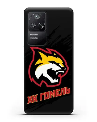 Чехол ХК Гомель с изображением рыси силиконовый для Xiaomi Poco F4