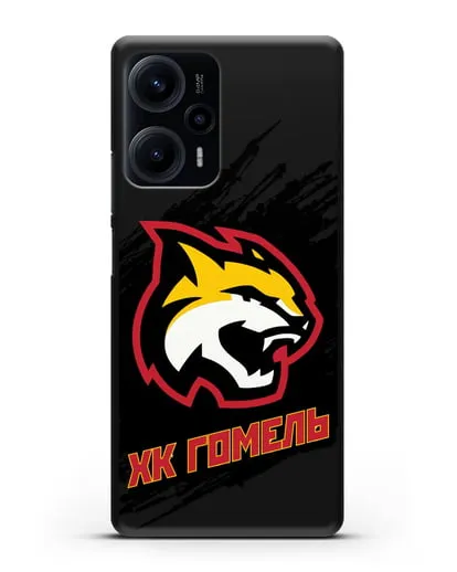 Чехол ХК Гомель с изображением рыси силиконовый для Xiaomi Poco F5
