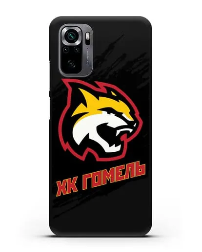 Чехол ХК Гомель с изображением рыси силиконовый для Xiaomi Poco M5s