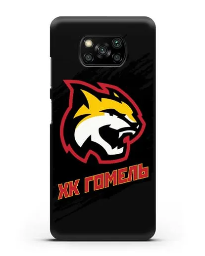 Чехол ХК Гомель с изображением рыси силиконовый для Xiaomi Poco X3