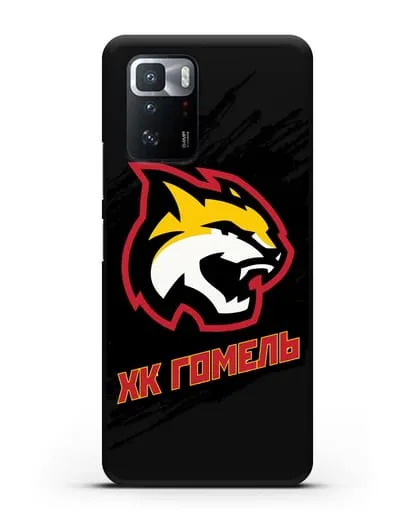 Чехол ХК Гомель с изображением рыси силиконовый для Xiaomi Poco X3 GT