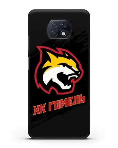 Чехол ХК Гомель с изображением рыси силиконовый для Xiaomi Redmi Note 9T