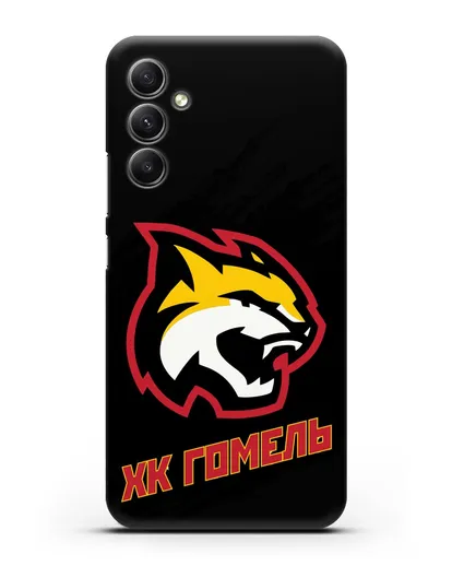 Чехол ХК Гомель с изображением рыси силиконовый для Samsung Galaxy A34 [SM-A346]