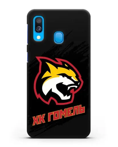 Чехол ХК Гомель с изображением рыси силиконовый для Samsung Galaxy A40 [SM-A405F]