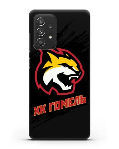 Чехол ХК Гомель с изображением рыси силиконовый для Samsung Galaxy A53