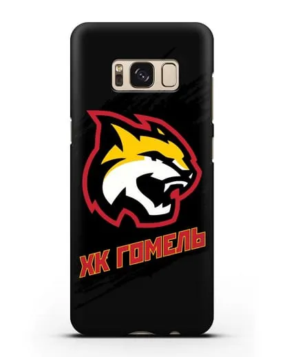 Чехол ХК Гомель с изображением рыси силиконовый для Samsung Galaxy S8 Plus [SM-G955F]