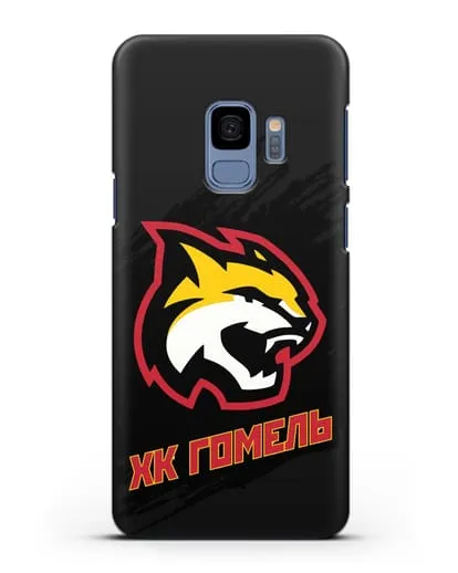 Чехол ХК Гомель с изображением рыси силиконовый для Samsung Galaxy S9 [SM-G960F]